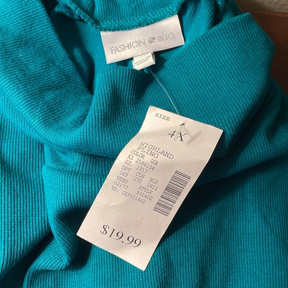 Teal turtle neck - Picture 3 of 3